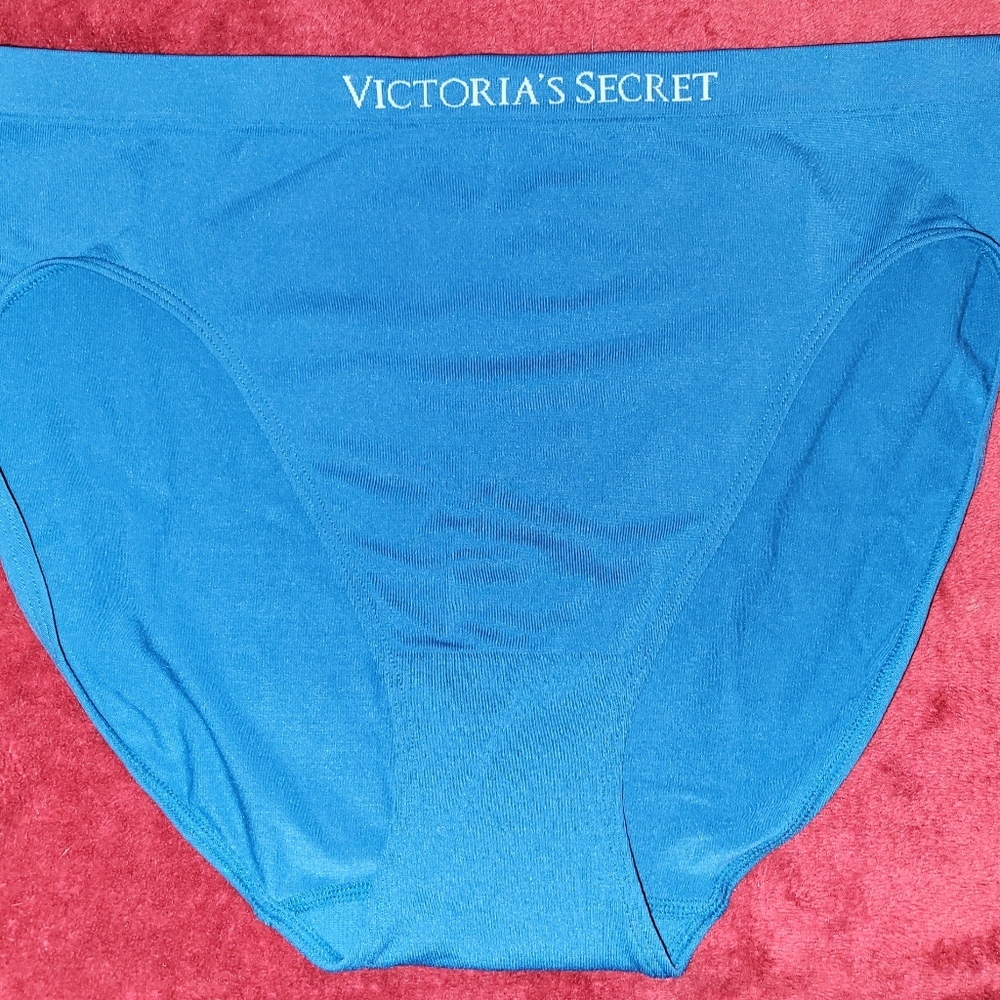 Victoria's Secret women's brief panty. Azure blue. L New without tags Never Worn